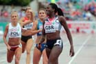 A happy Christine Ohuruoghu after bringing Great Britain home to victory in the 4 x 400 metres relay at the European Athletics Team Championships.